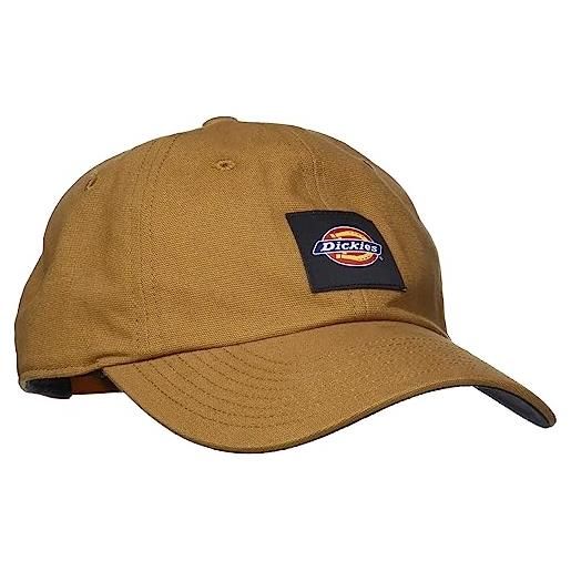 Dickies cappuccio in lino lavato cappellino da baseball, anatra marrone, taglia unica uomo