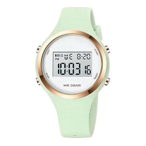 NORTH EDGE 2026 TERRAX Orologio Digale da Uomo per Sport all'Aperto, Impermeabile 50M, con Cronometro e Conto alla Rovescia, Orologio Elettronico per Uomini  1511