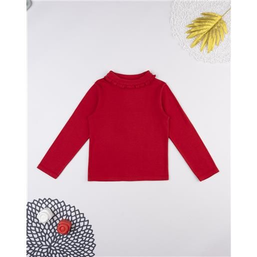 Prénatal t-shirt bimba rossa con colletto