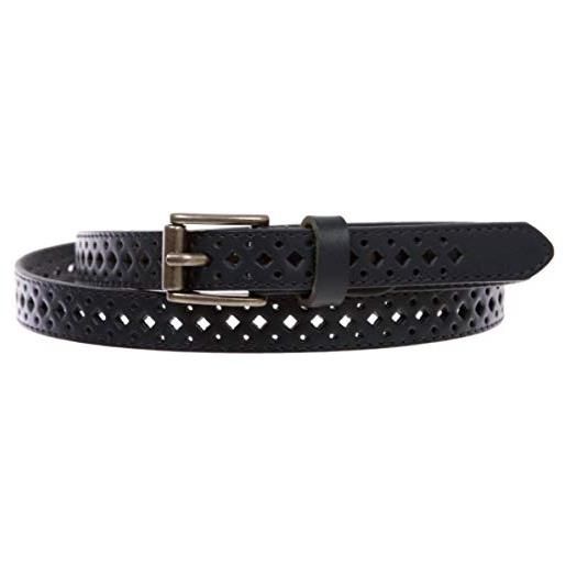 beltiscool cintura da donna 3/4 (17 mm) in pelle pieno fiore traforata con bordo, old navy, m-86 cm