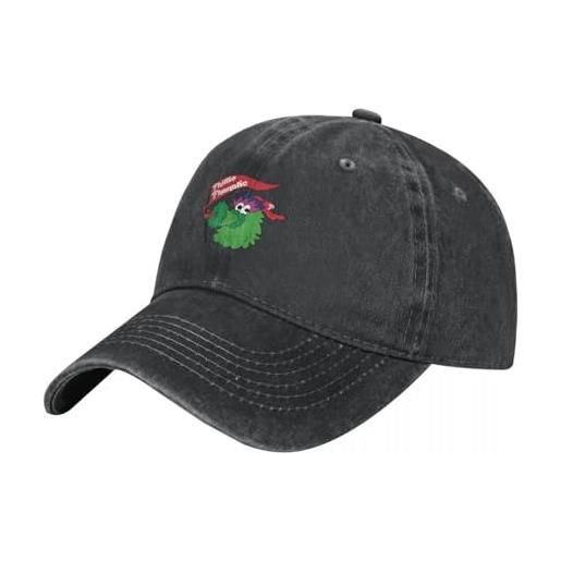 ROBEIUO cappello classico retrò lavato phillies phanatic mascotte cartoon logo cappello da cowboy streetwear trucker cap cappello estivo golf donna uomo