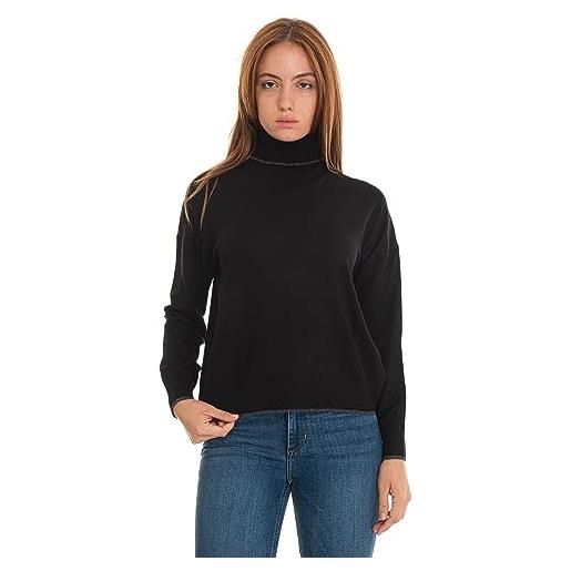 Liu jo maglione collo alto mf3390ms49i nero xs