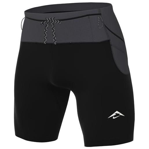 Nike tights da running dri-fit adv lava loops - uomo, black/anthracite/black/summit white, hj4170-010, s