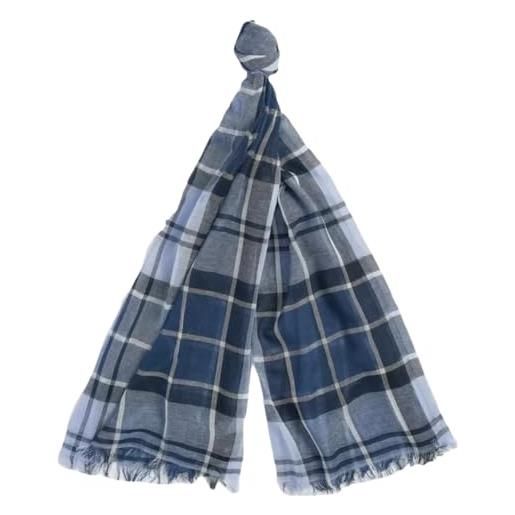 Barbour usc0315-tn22 welton tartan summer scarf classic berwick blue tartan