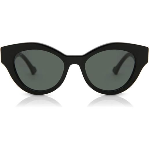 Gucci occhiali da sole gg0957s 002 nero/grigio donna