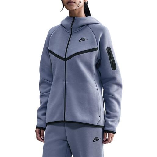 NIKE felpa full zip con cappuccio tech fleece donna