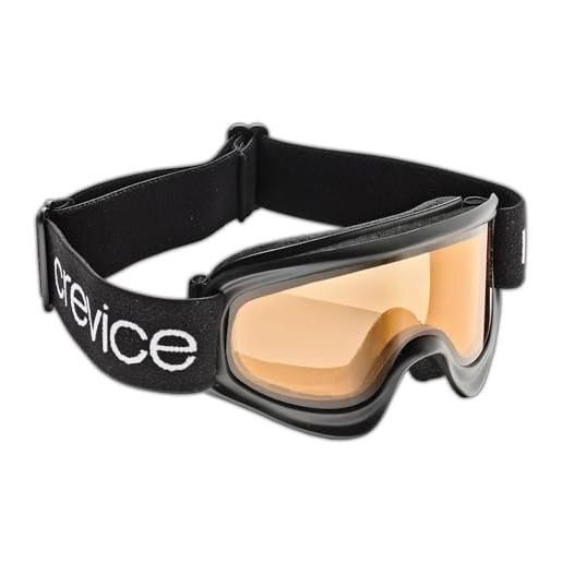 Black Crevice occhiali da neve nero