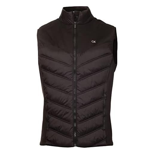 Calvin Klein 2025 gilet ibrido da uomo performance - nero - m