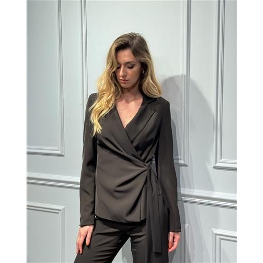 TENSIONE IN blazer in cady con fusciacca - nicki - TENSIONE IN