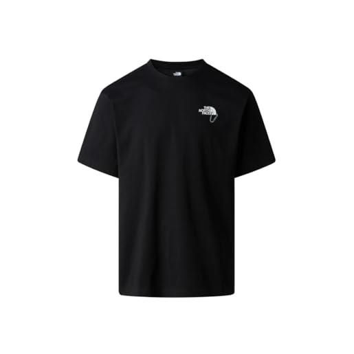 The North Face unisex explore carabiner relaxed t-shirt tnf black l