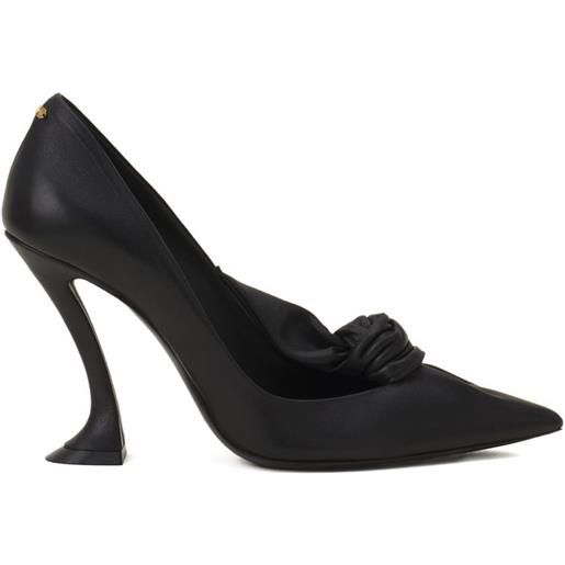 Lanvin pumps con fiocco 100mm - nero