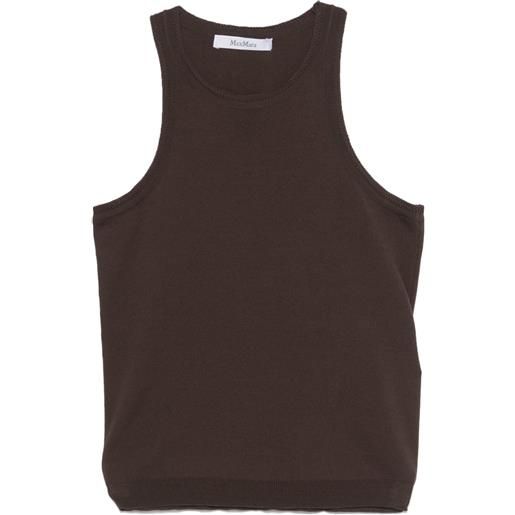 Max Mara canotta arnes - marrone
