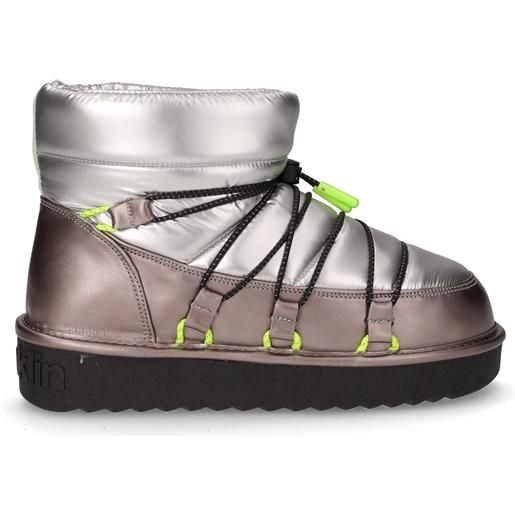 DFRANKLIN nordic slip doposci in tessuto argento - donna - argento