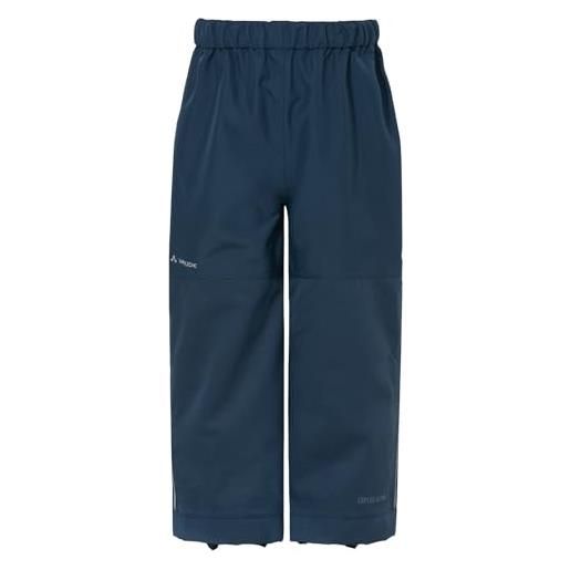 Vaude kids caprea rain pants - pantaloni bambini unisex, dark sea, 