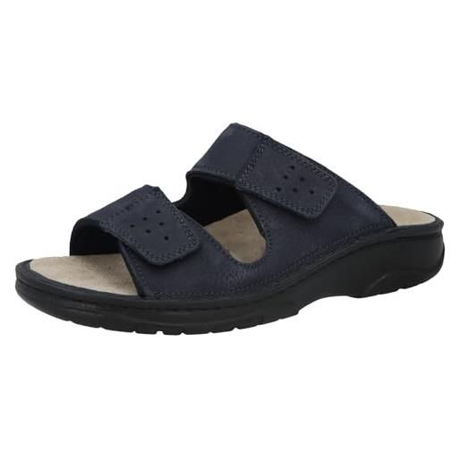 Berkemann tobias, ciabatte uomo, nero/blu, 44.5 eu