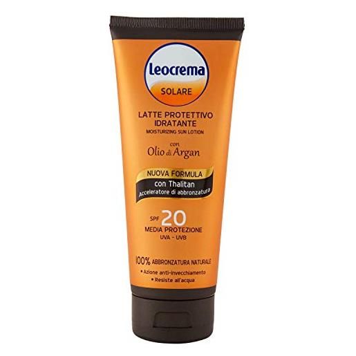Leocrema solare latte protettivo idratante spf 20, 200ml
