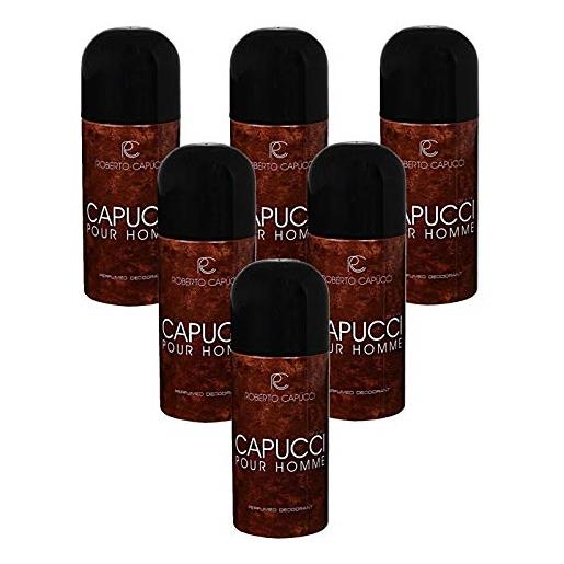 Capucci set da 6 pz roberto Capucci pour homme classico deodorante150 ml. Spray