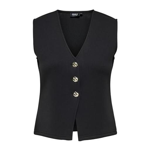 ONLY onlnaomi s/l gilet swt, nero, m