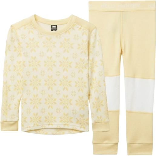 HELLY HANSEN k graphic lifa merino set completo baselayer bambini
