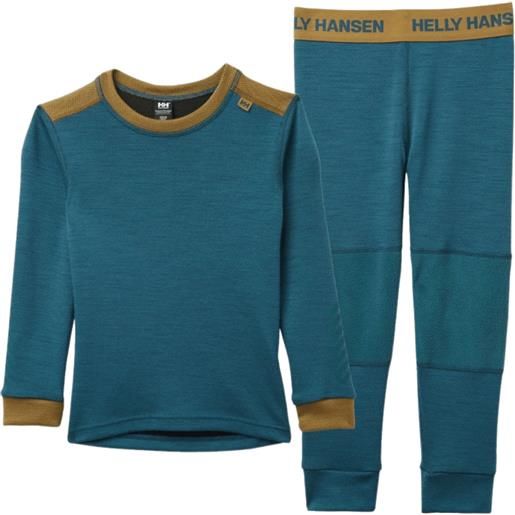 HELLY HANSEN k lifa merino set completo baselayer bambini