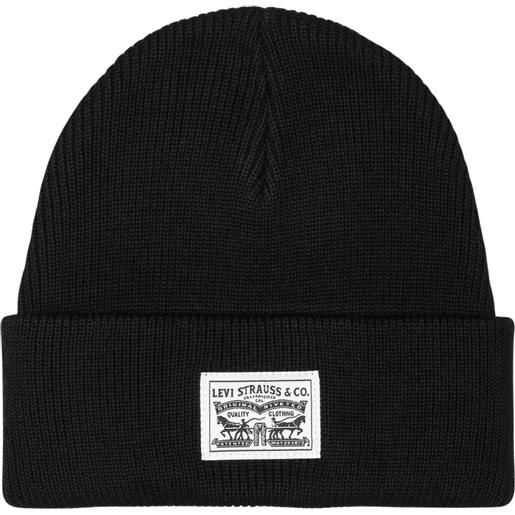 LEVI'S levi's® backpatch beanie caviar berretto unisex