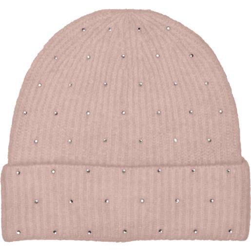 ONLY onlkatherine knit glitter beanie cc rose smoke/clear sto berretto donna