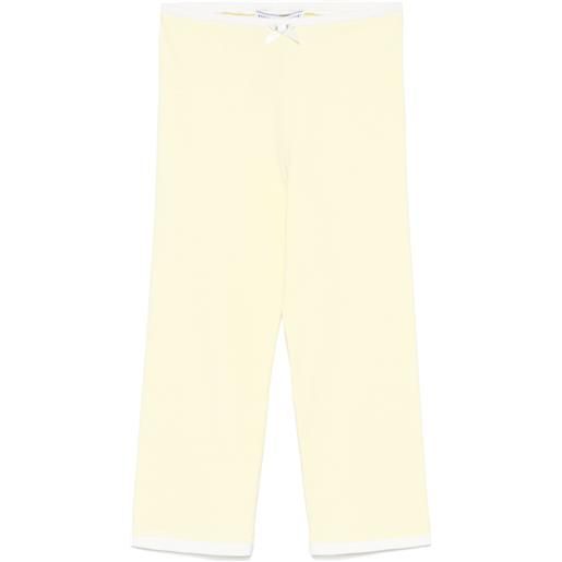 Rowen Rose pantaloni capri - giallo