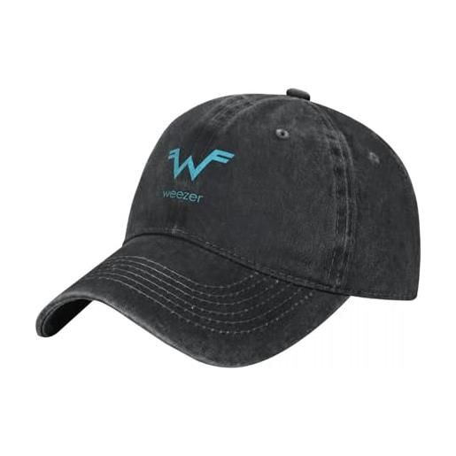 HFGAASSH berretto da baseball blu w di weezers divertenti cappelli sun cap golf hat uomo cappello da golf cappelli da ragazza regali sportivi per le vacanze da uomo