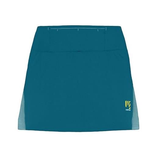 Karpos 2500836-034 lavaredo run skirt pantaloncini donna corsair/adriatic blue taglia xl