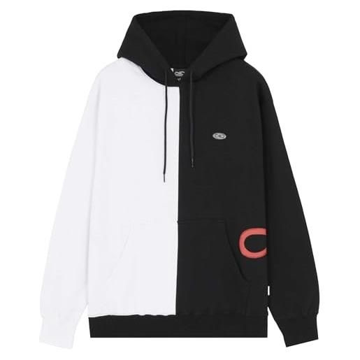 Propaganda felpa uomo m white black bianco