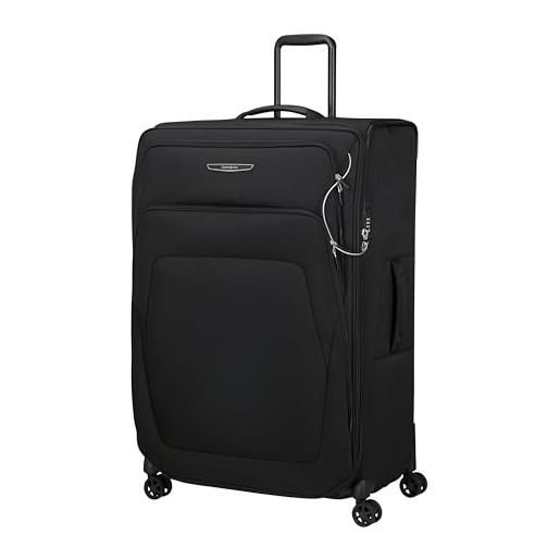 Samsonite spark sng eco - valigia morbida 82 cm, con 4 ruote, chiusura tsa, leggera ed espandibile - verde (oliva)