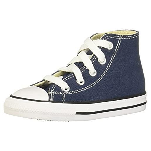 Converse chuck taylor all star hi - scarpe da ginnastica basse unisex adulto, blu (navy 410), 51.5 eu