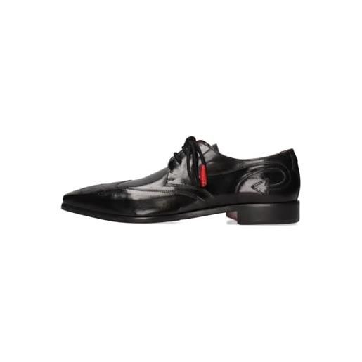 Melvin & Hamilton derby elvis 63 - scarpe da uomo, nero, 39 eu
