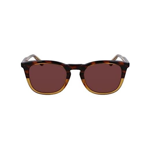 Calvin Klein unisex adult sunglasses ck23501s - brown havana with solid brown lens