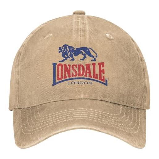 LYLQSSYS lonsdales londra blu rosso logo berretto da baseball outdoor sun regolabile hip hop cappelli unisex adolescenti casual design cappelli da baseball regalo
