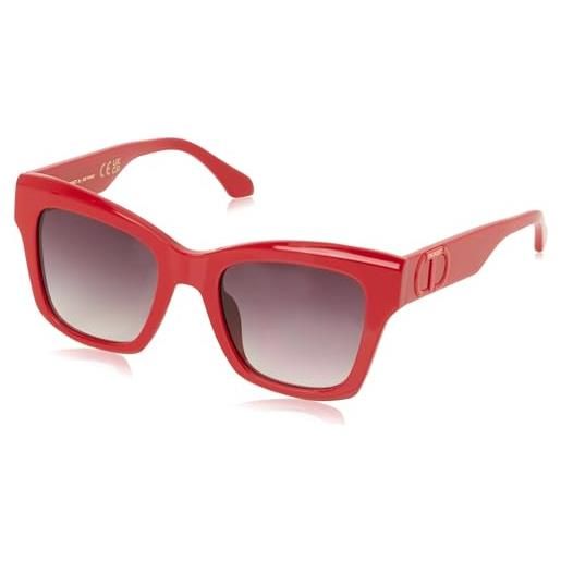 Twinset, sunglasses, stw099-52-06y6, shiny full red, female, brillante full red, 52