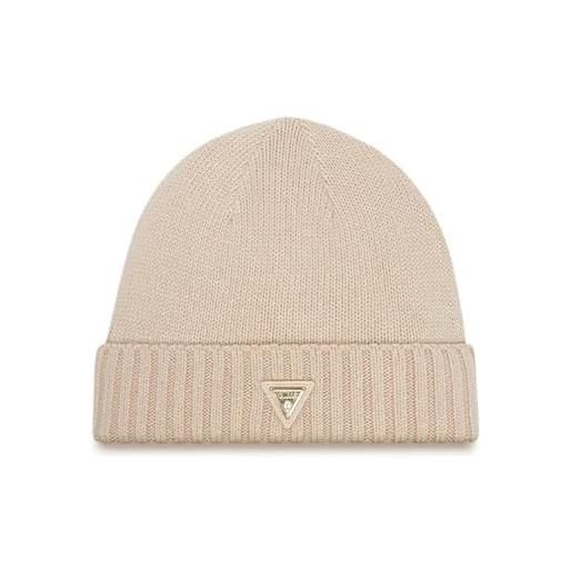 GUESS cappello donna v4bz08z39b0 beanie sweater neutral milk ai25 beige unica
