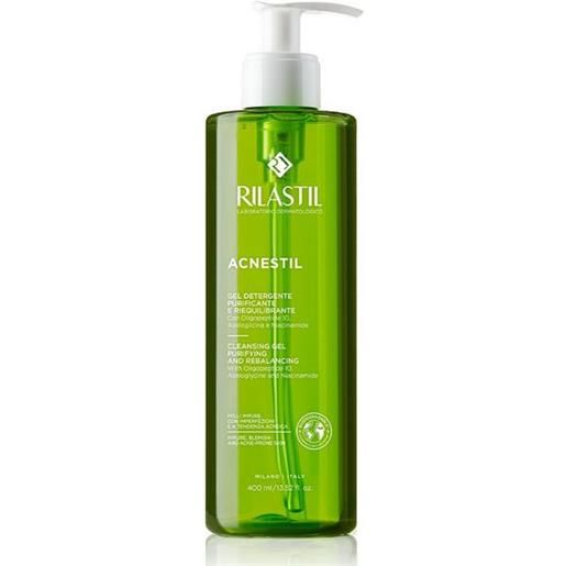 Rilastil acnestil gel detergente purificante viso pelle impura 400 ml