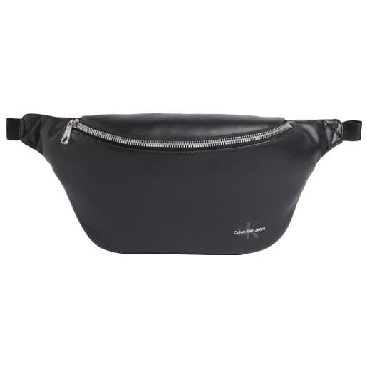 Calvin Klein jeans marsupio da uomo monogram soft waistb, nero, os, marsupio