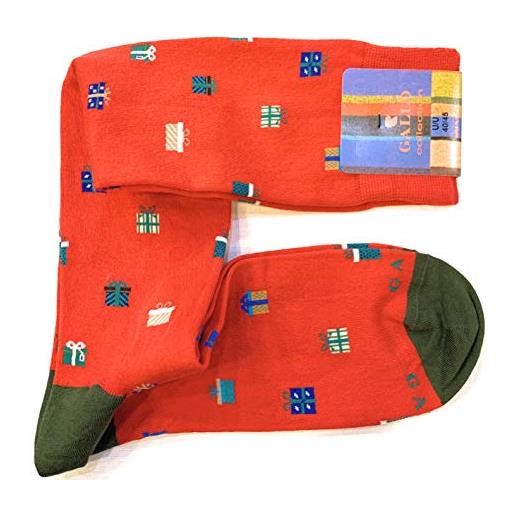 Gallo calze natalizie da uomo