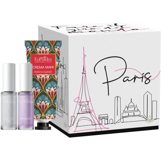 Euphidra fare il giro del mondo smalto indurente 7 ml + base&top coat 7 ml + crema mani fiori ciliegio 50 ml - EUPHIDRA - 940562364