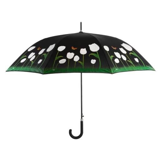 Esschert design tp367 ombrello tulipano che cambia colore, multicolore, one size, tropical, multicolore, one size, tropicale