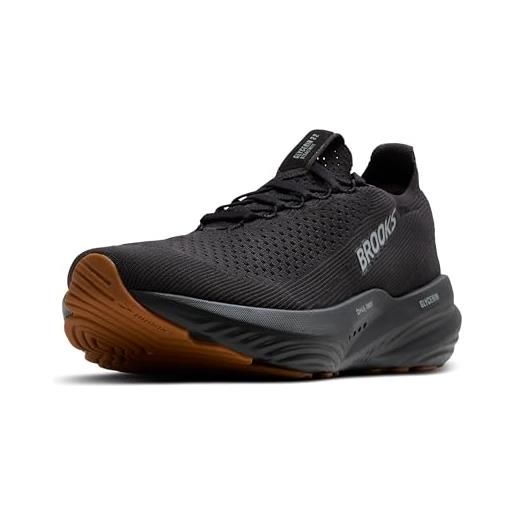 Brooks glycerin stealth. Fit 22, sneaker uomo, nero/nero, 45 eu