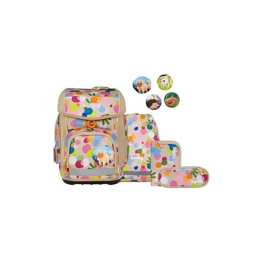 ergobag cubo set zaino scolastico ergonomico classico 5 pezzi prima elementare