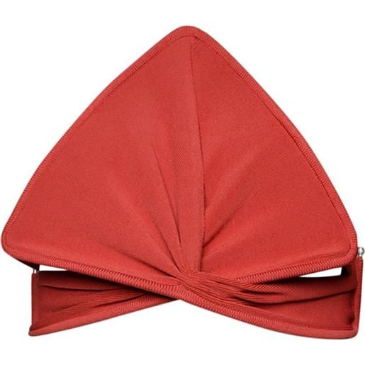 Christopher Esber bustino con design a fazzoletto - rosso