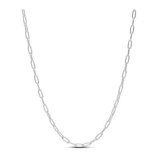 PANDORA me 393416c00-70 - collana allungata in argento sterling, compatibile con ciondoli me, misura 70 cm, 70 cm, argento sterling, nessuna pietra preziosa