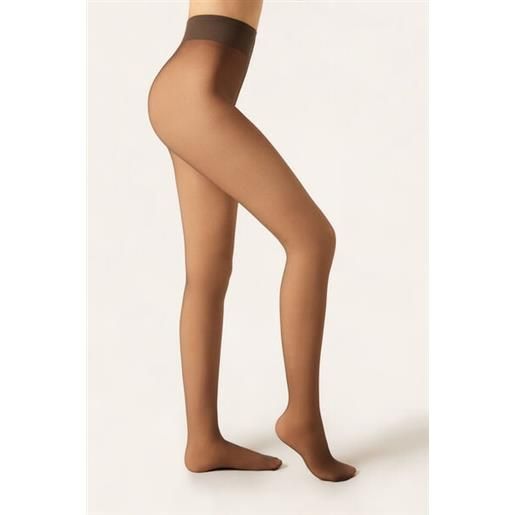 Calzedonia collant termico effetto velato marrone