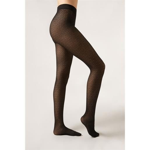 Calzedonia collant coprenti traforati nero