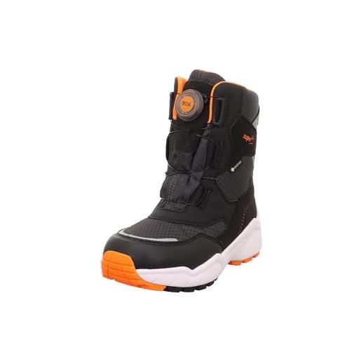 Superfit culusuk 2.0 warm gefütterte gore-tex, stivali da neve, nero arancione 0010, 30 eu larga
