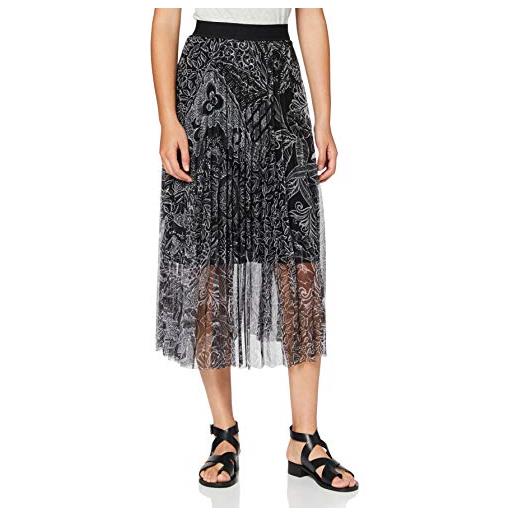 Desigual fal_fabiola gonna, nero, s donna